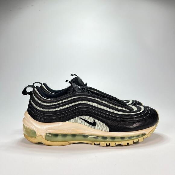 Nike Air Max 97 Black Reflective Athletic Comfort Running Shoes Women's Size 7 - Picture 1 of 10